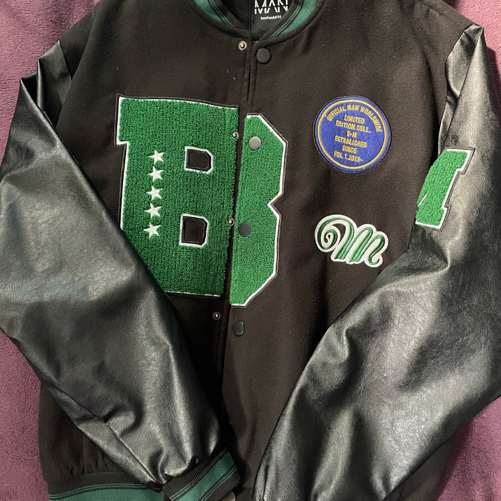 Varsity jacket boohooMAN men’s jacket